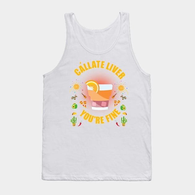 Cinco De Mayo Menu Negroni Food Mexican Drink Alcoholic Party Tank Top by familycuteycom